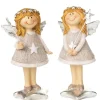 Deko-Engel stehend mit Flügeln 2 Stk. sortiert