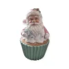 Dekofigur Cupcake Weihnachtsmann 14,5 cm