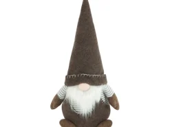 Deko-Figur Wichtel Polyester 20 cm x 17 cm x 48 cm Braun