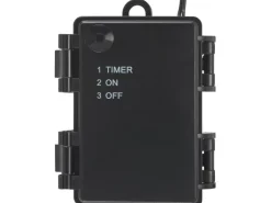 Deko-Gartenstecker Stern Tanne 2-fach sortiert Warmweiß 60 cm x 20 cm