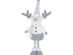 Deko-Rentier 20 cm x 9,5 cm x 64 cm Weiß-Grau