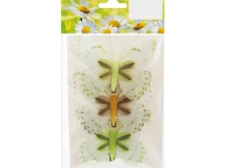 Deko-Schmetterlinge Mehrfarbig 3 Stück