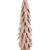 Deko-Tannenbaum aus Holz  50 cm x 17 cm x 17 cm Natur