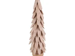 Deko-Tannenbaum aus Holz  50 cm x 17 cm x 17 cm Natur