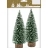 Deko-Tannenbäume 14,5 cm Grün 2 Stück