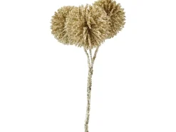 Deko-Zweig Bommel 3-fach sortiert