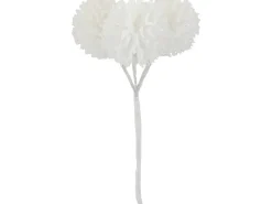 Deko-Zweig Bommel 3-fach sortiert