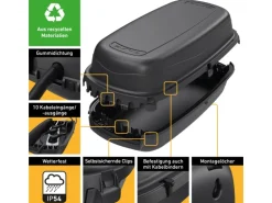 D-Line Wetterschutzbox Schwarz