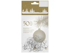 Drahtaufhänger Silber 50 Stück