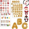 DuneDesign Adventskalender Bastelset mit Zahlen Buchstaben und Figuren