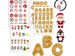DuneDesign Adventskalender Bastelset mit Zahlen Buchstaben und Figuren