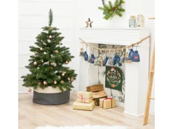 DuneDesign DIY Adventskalender Zum Selbst Befüllen 24 Geschenk-Säckchen Blau