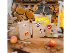 DuneDesign DIY Adventskalender Zum Selbst Befüllen mit 24 Papiertüten