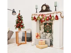 DuneDesign DIY Adventskalender Zum Selbst Befüllen 24 Geschenk-Säckchen Rot