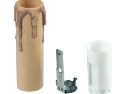 Düwi Kerzen-Tropfen E14 Antikweiß 85 mm