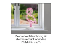 Easymaxx Tischleuchte Flamingo Pink