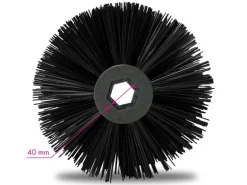 EBERTH Kehrwalze mit Getriebestange für Kehrmaschine Breite 60cm Anschluss 27mm