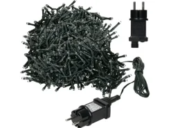 ECD Germany LED Cluster Lichterkette 14m 700 LEDs Extra Warmweiß 8 Modi IP44