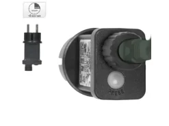 ECD Germany LED Cluster Lichterkette Bunt 36m 1800 LEDs Multifunktion