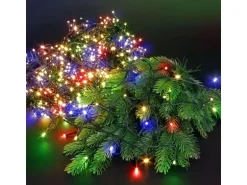 ECD Germany LED Cluster Lichterkette Bunt 36m 1800 LEDs Multifunktion