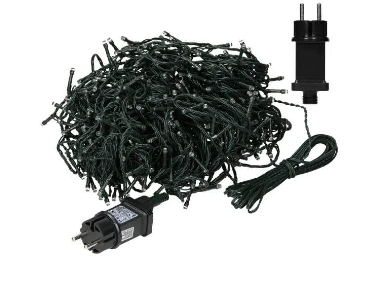 ECD Germany LED Lichterkette für Weihnachten mit 480 LEDs 36m Warmweiß IP44