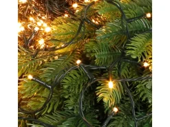 ECD Germany LED Lichterkette für Weihnachten mit 480 LEDs 36m Warmweiß IP44