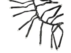 ECD Germany LED Lichterkette Lichtervorhang mit 480 LEDs Warmweiß mit 8 Modi