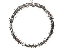 ECD Germany LED Lichterkranz Ø58cm 500 LEDs Warmweiß 8 Leuchtmodi