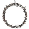 ECD Germany LED Lichterkranz Ø38cm 300 LEDs Warmweiß 8 Leuchtmodi