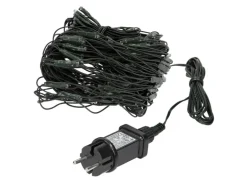 ECD Germany LED Lichternetz 160 Warmweiße LEDs 2x1m Weihnachten IP44 Wasserdicht