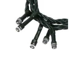 ECD Germany LED Lichtervorhang 12 m 360 Warmweiße LEDs Eiszapfen Lichterkette