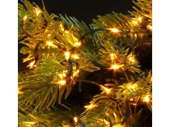 ECD Germany LED Micro Cluster Lichterkette 24m 800 LEDs Extra Warmweiß IP44