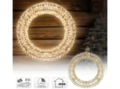 ECD Germany LED Weihnachtskranz 58cm mit 960 Warmweißen Micro LEDs