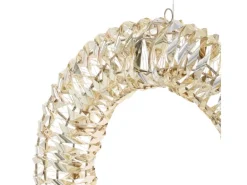 ECD Germany LED Weihnachtskranz 50cm mit 720 Warmweißen Micro LEDs