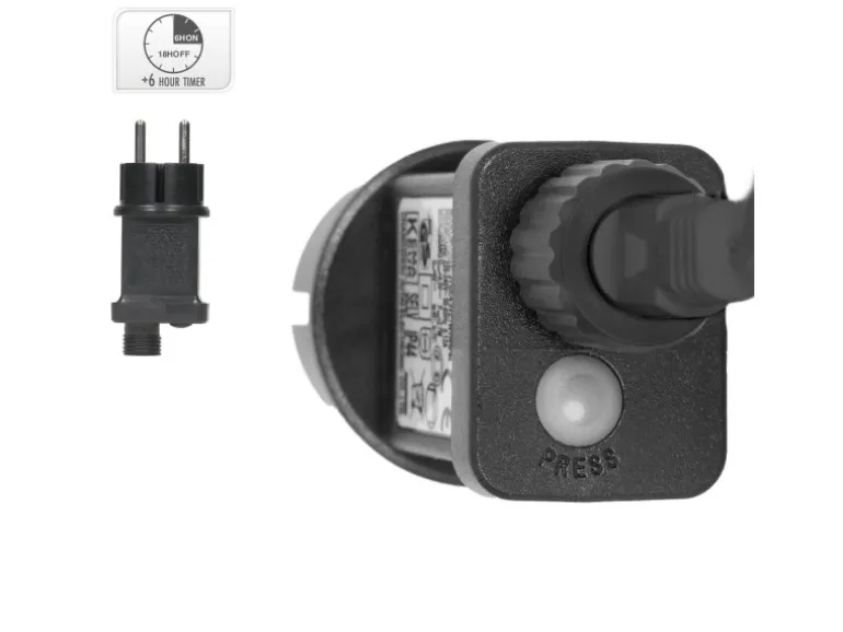 ECD Germany LED Weihnachtskranz 38cm mit 480 Warmweiß Micro LEDs Timer