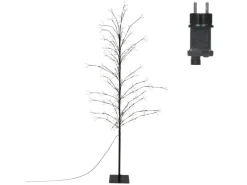 ECD Germany LED-Baum 180 cm 480 Warmweißen LEDs Lichterbaum mit Timer IP44