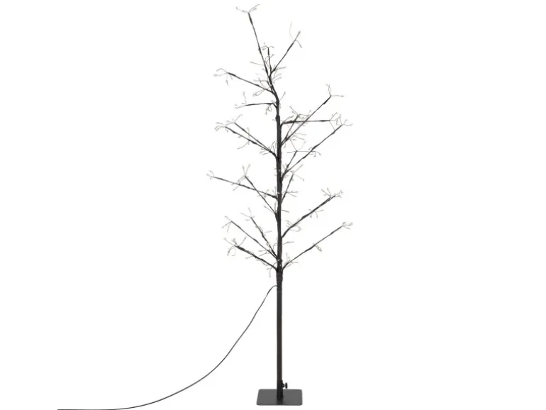 ECD Germany LED-Baum 120 cm 240 Warmweißen LEDs Lichterbaum mit Timer