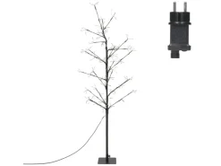 ECD Germany LED-Baum 120 cm 240 Warmweißen LEDs Lichterbaum mit Timer