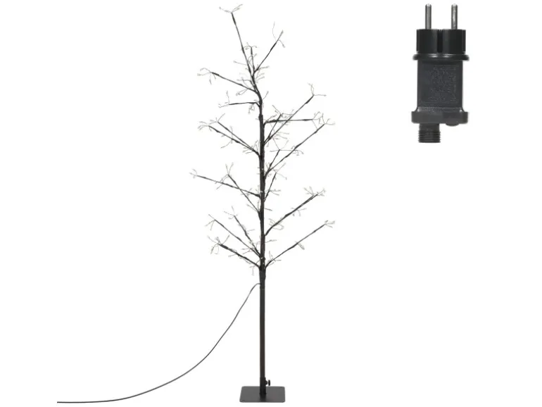 ECD Germany LED-Baum 120 cm 240 Warmweißen LEDs Lichterbaum mit Timer