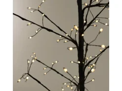ECD Germany LED-Baum 120 cm 240 Warmweißen LEDs Lichterbaum mit Timer
