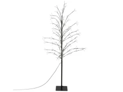 ECD Germany LED-Baum 150 cm mit 360 Warmweißen LEDs Lichterbaum mit Timer