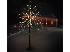 ECD Germany LED-Baum 150cm 600 Warmweiß LED Künstlicher Weihnachtsbaum