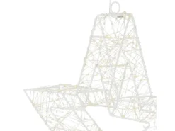 ECD Germany LED-Weihnachtsstern 38 cm mit 960 Warmweiß LEDs und Timer