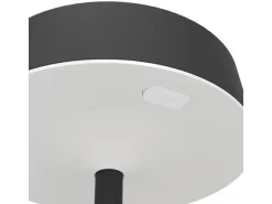 EGLO LED-CCT Solar Tischleuchte SIMERI Schwarz Touchdimmer IP54