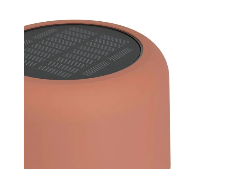 EGLO Solar LED Akku Stehleuchte ROCCANOVA-L Rot Touchdimmer IP44