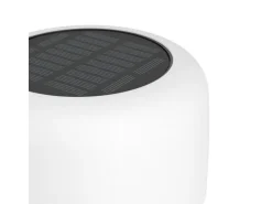 EGLO Solar LED Akku Tischleuchte ROCCANOVA Weiß Touchdimmer IP44