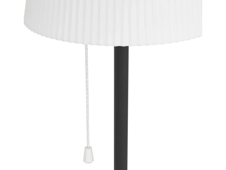 EGLO Solar LED Akku Tischleuchte SCORDIANO Weiß-Schwarz m. Zugschalter IP44