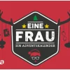 Eine Frau, ein Adventskalender