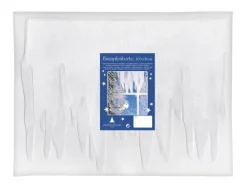 Eiszapfen-Girlande Vlies 26 cm x 100 cm
