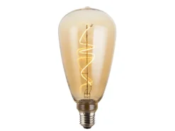 ENOVALITE LED Filament Leuchtmittel PEAR E27 4W 2200K Dimmbar Bernstein Warmweiß 100mm Vintage Retro Deko Lampe